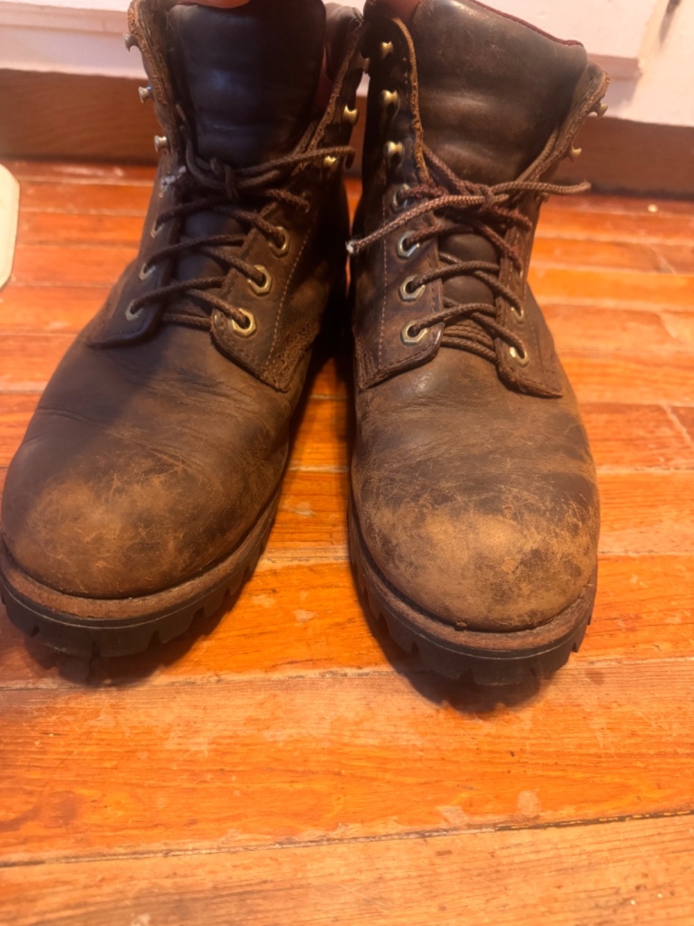 vintage L.L.Bean men's all-leather work/hiking boots size 9 likely from the late - Picture 5 of 8